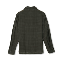 Women's Plaid Ruffle Shirt