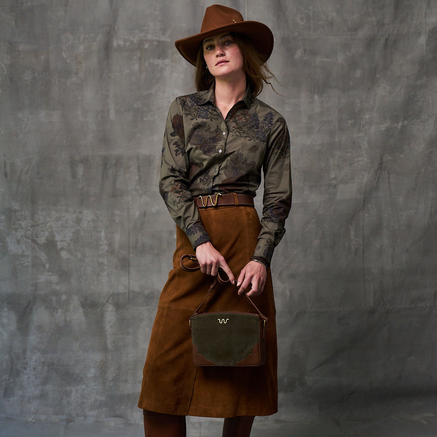 Women's Suede Skirt – King Ranch Saddle Shop - Main Image