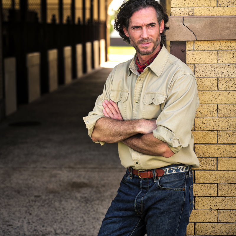 Men's Creek Barn Washed Twill Shirt | lifestyle