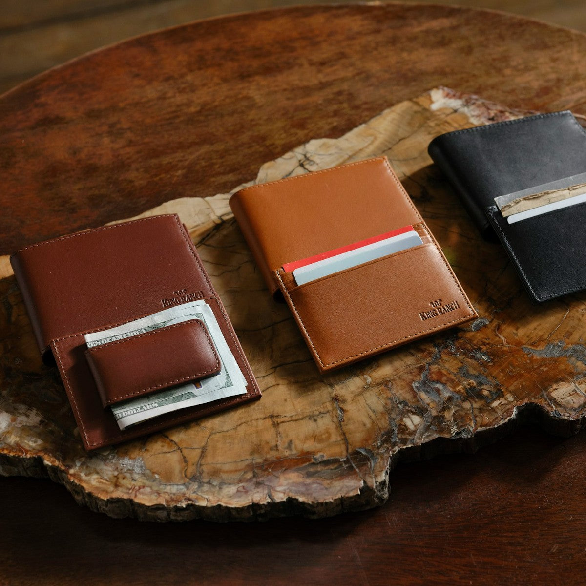 Premium Leather Wallets and Sterling Silver Money Clips – King Ranch ...
