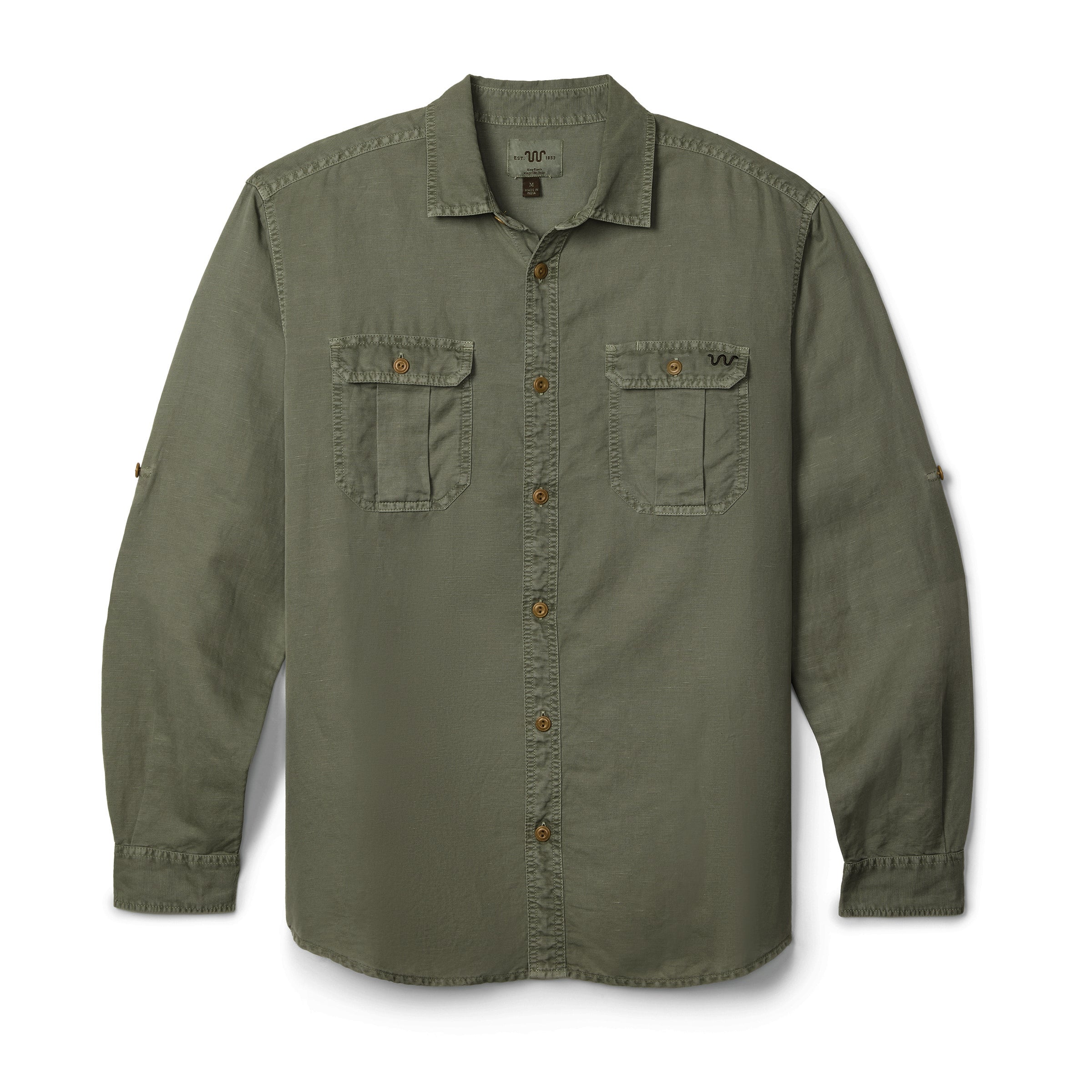 Men's Linen Utility Shirt