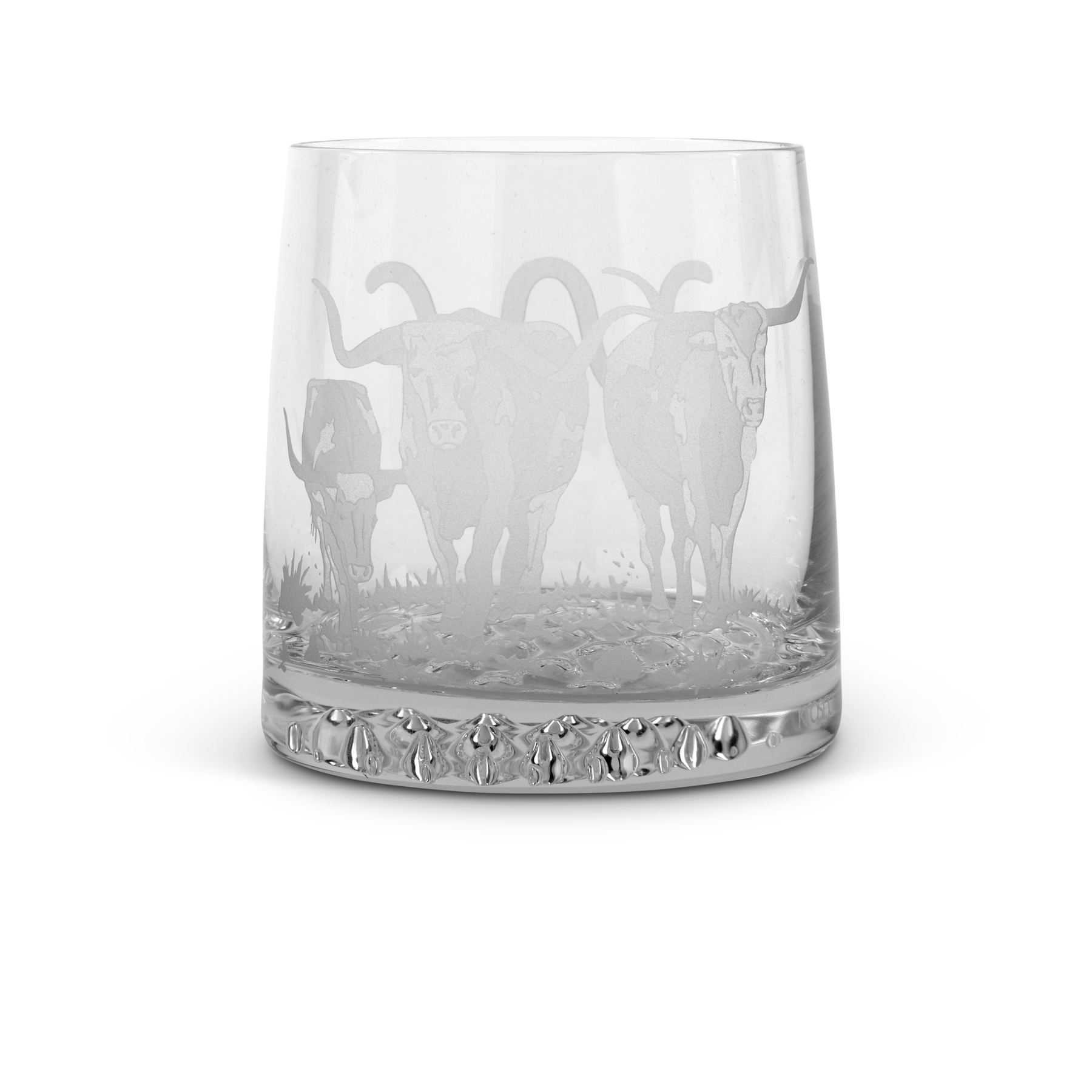 Presidential Longhorn Rocks Glass