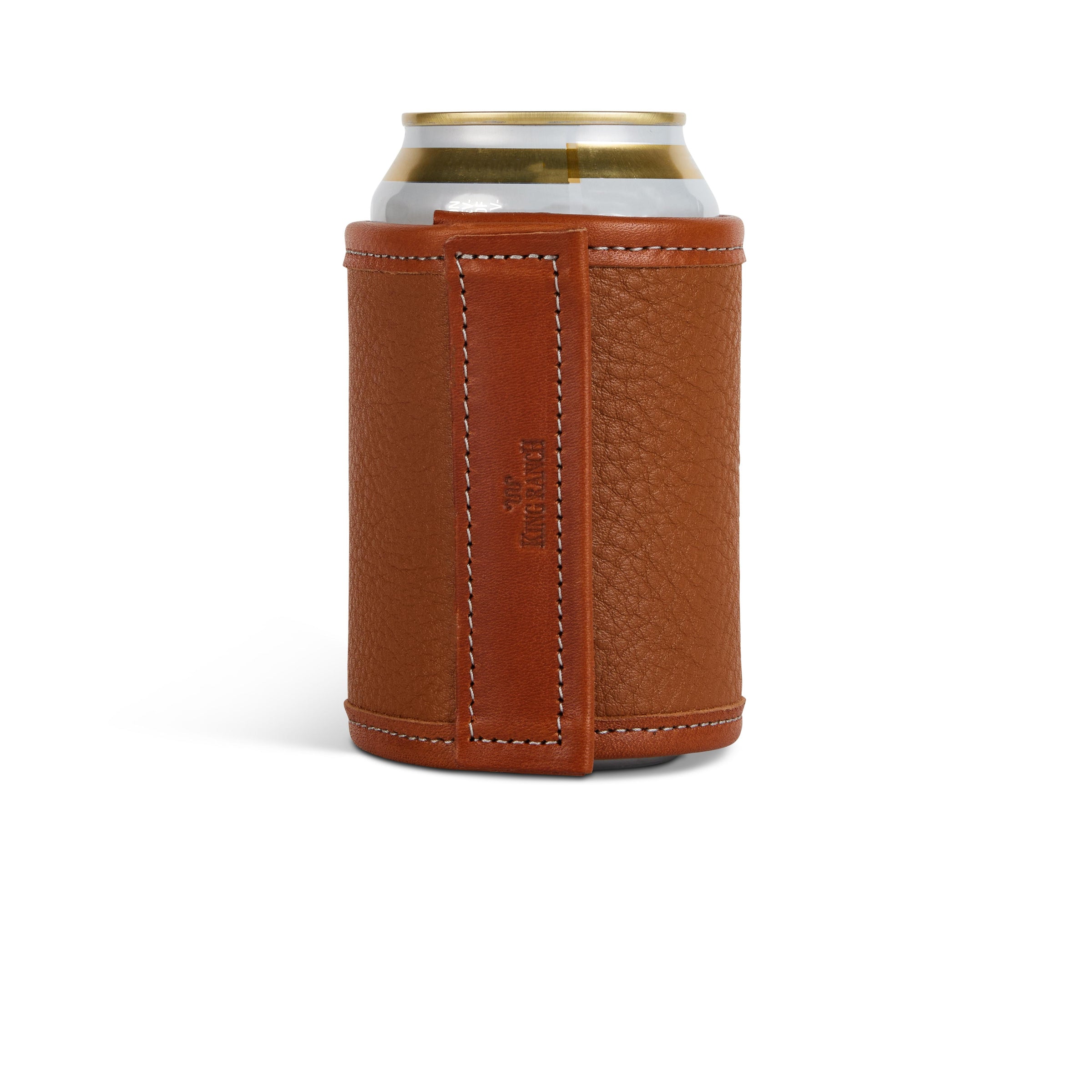 King Ranch Leather Can Holder