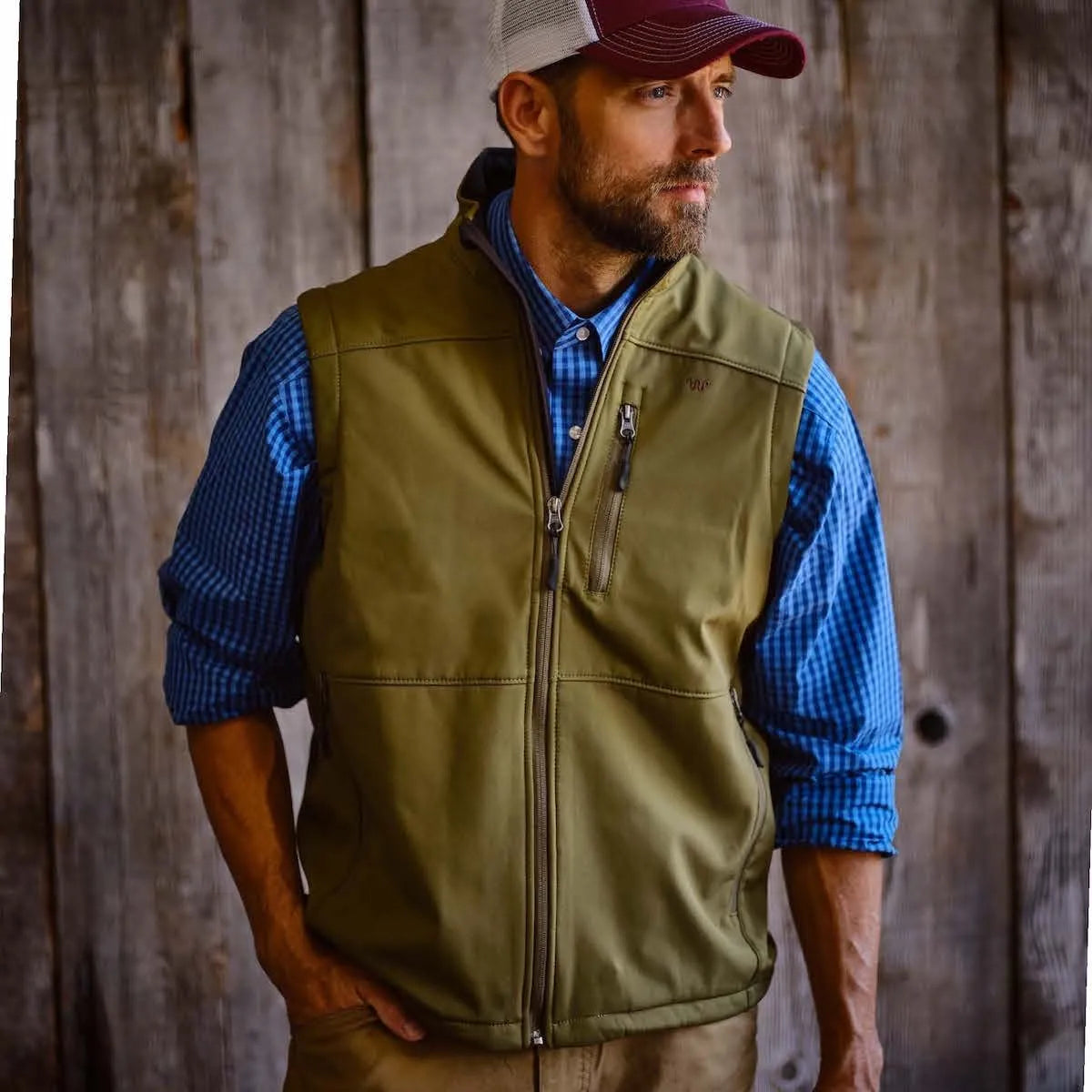 Men's Bonded Poly Vest – King Ranch Saddle Shop