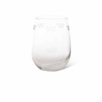 Running W® Etched Stemless Wine Glass
