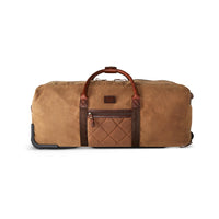 Waxed Canvas Rolling Duffle