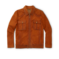 Suede Bomber Jacket