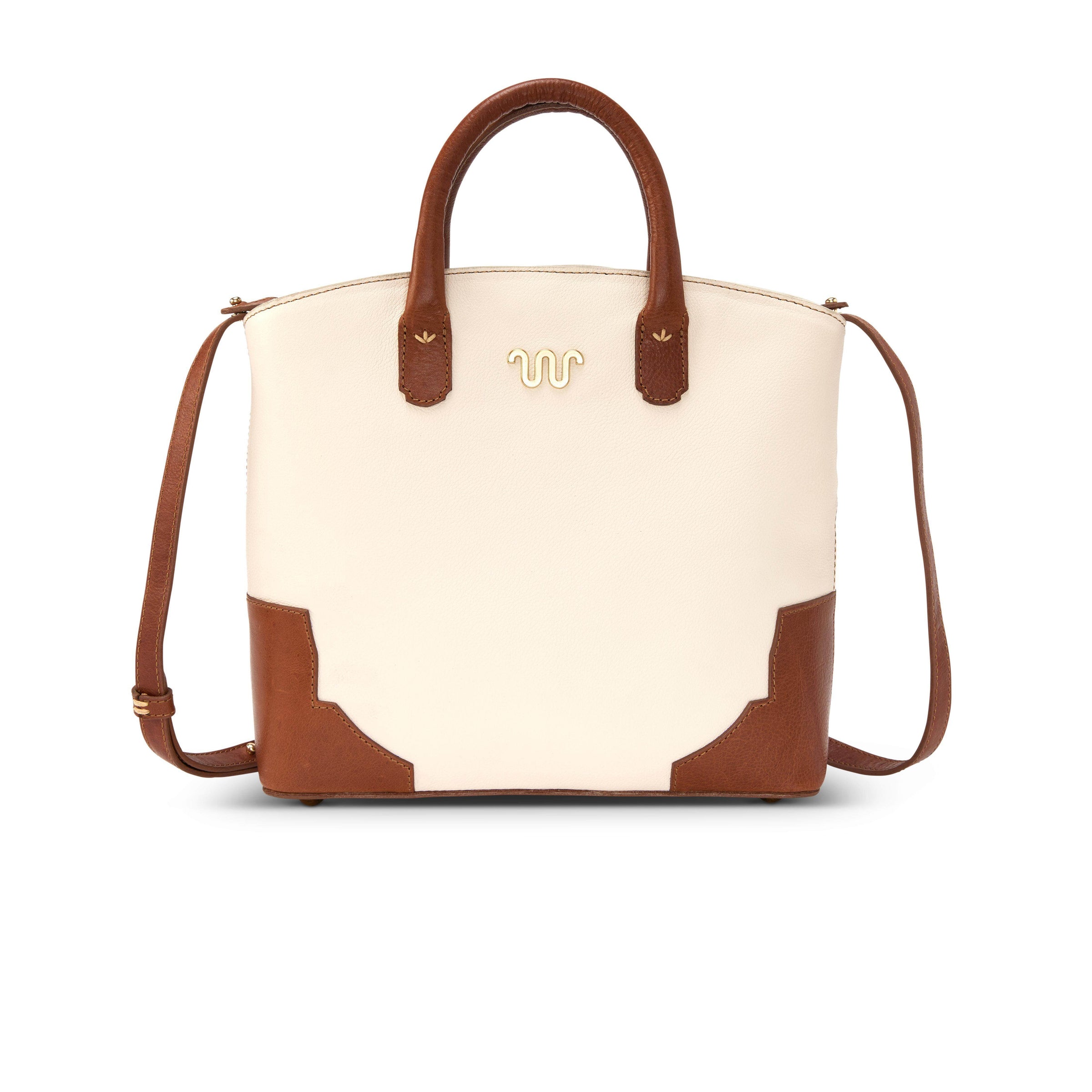 Mini Tote Bag With Brass W - Main Image