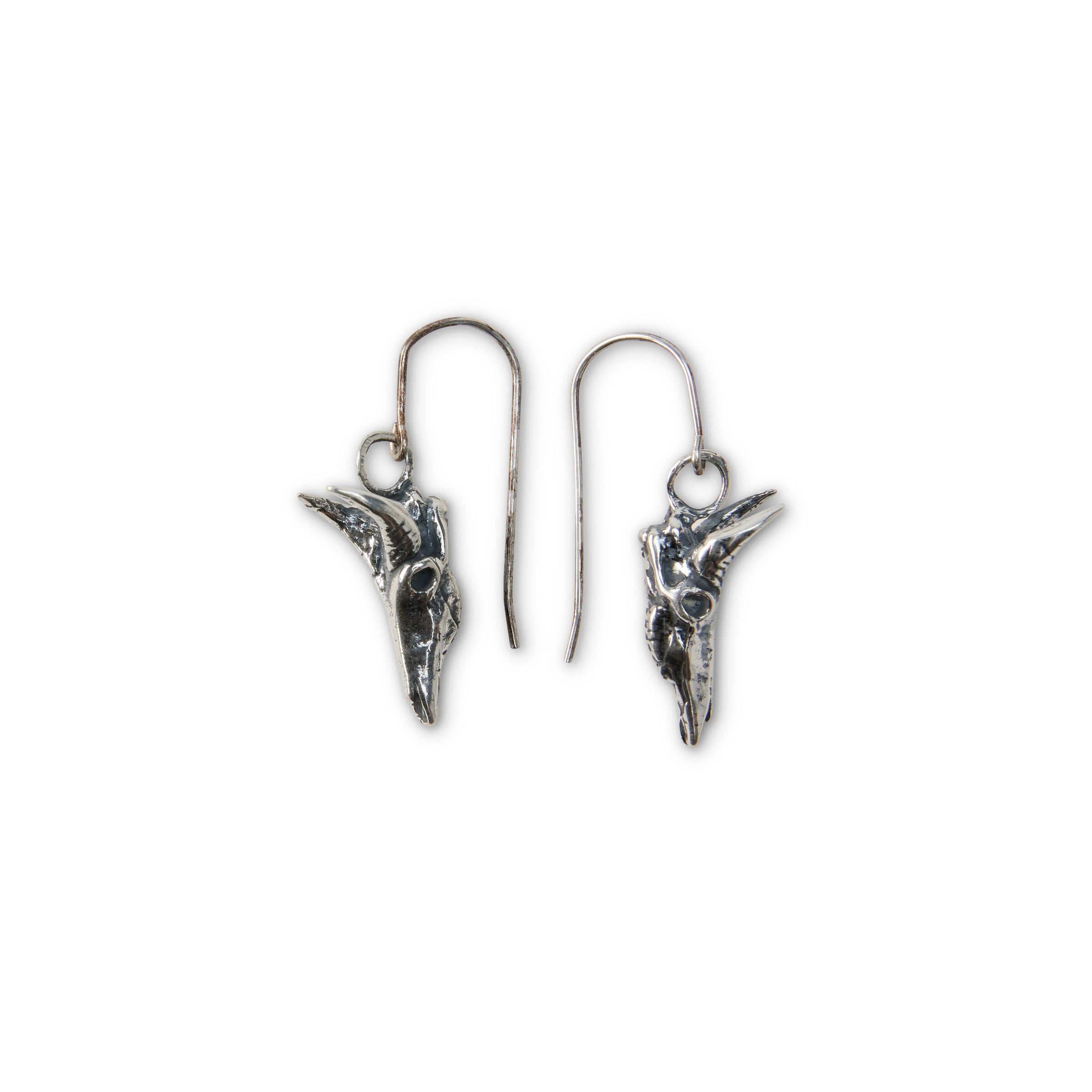 Sterling Silver Nilgai Earrings