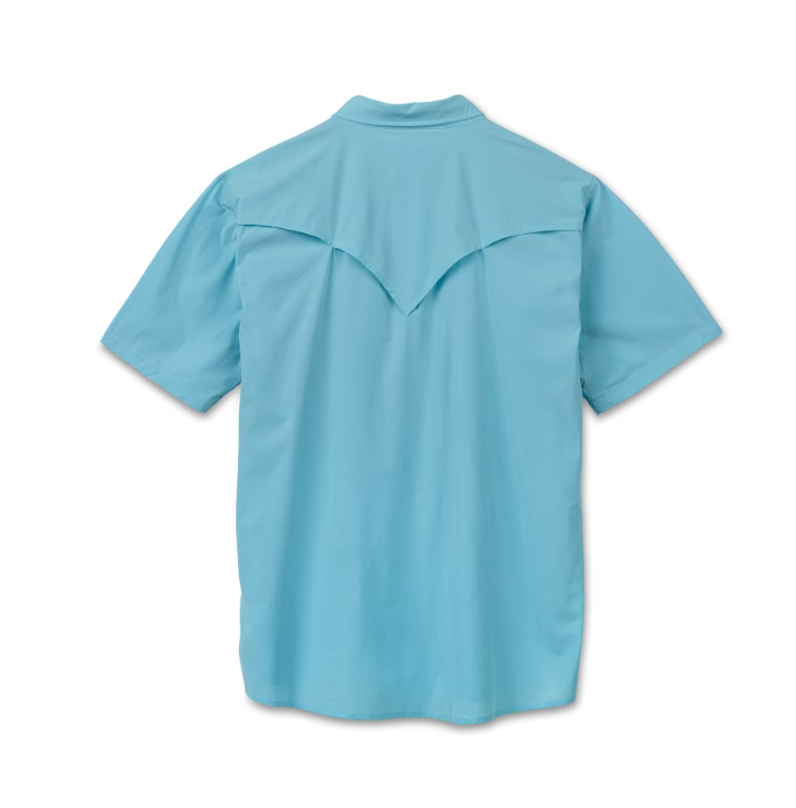 Men's Laguna Madre Short Sleeve Performance Pearl Snap Shirt Men's Laguna Madre Short Sleeve Performance Pearl Snap Shirt
