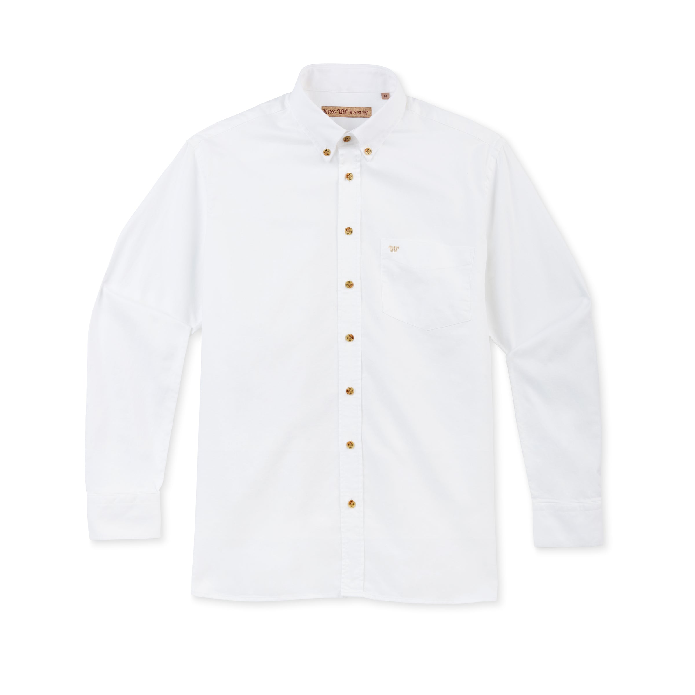 Men's Classic Long Sleeve Oxford Button Down King Ranch Saddle Shop Men's Classic Long Sleeve Oxford Button Down King Ranch Saddle Shop