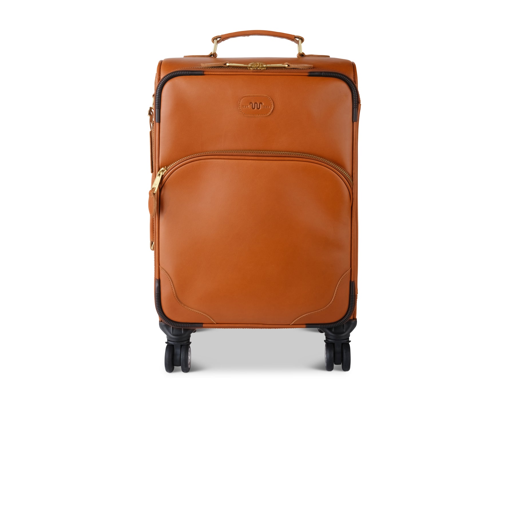 Leather Carry-on Rolling Suitcase – King Ranch Saddle Shop