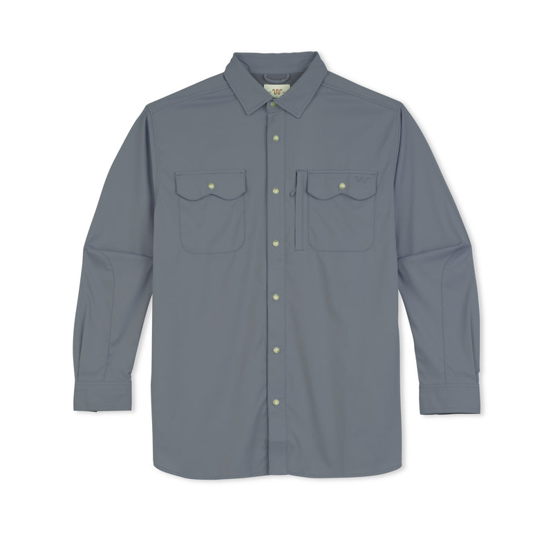 Men's Blue Norther™ Tech Shirt | BLUE HERON / Small
