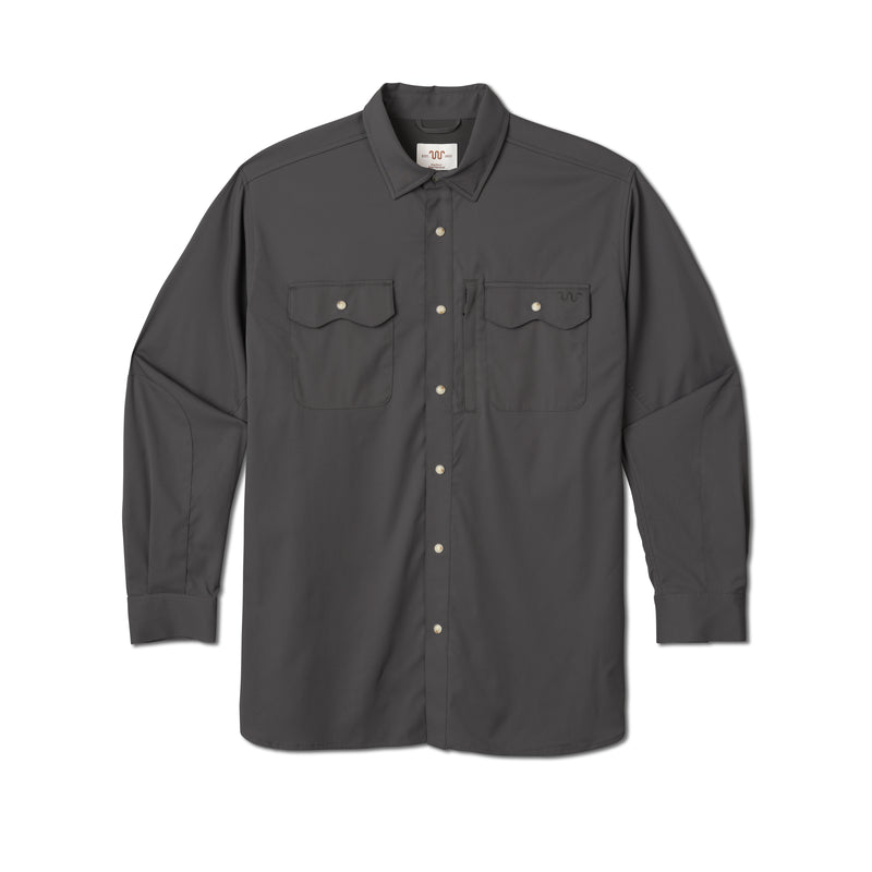 Men's Blue Norther™ Tech Shirt | MESQUITE CHARCOAL / Small