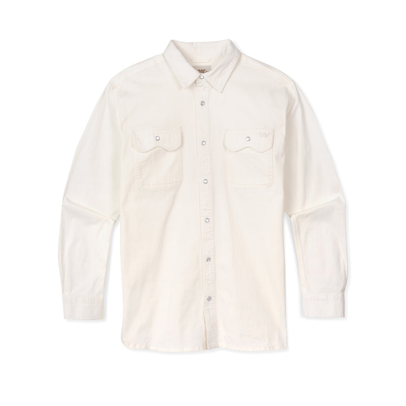 Men's Creek Barn Washed Twill Shirt | WHITE TAIL / Small