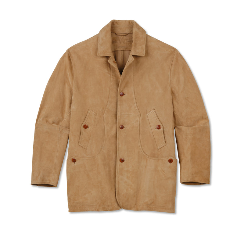 Men's Goat Suede Field Coat | 