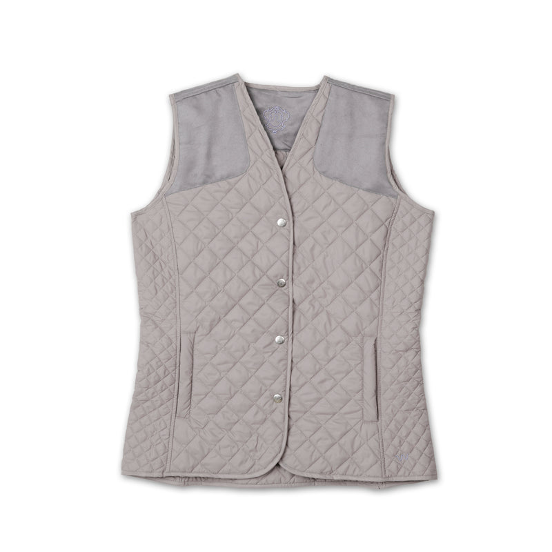 Women's Quilted Ranch Vest | OWL GREY / Extra Small