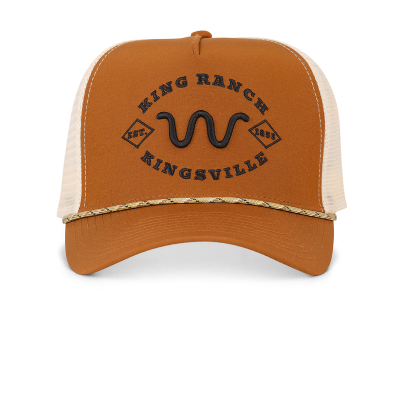 5 Panel Curvebill Mesh Back Cap | COGNAC