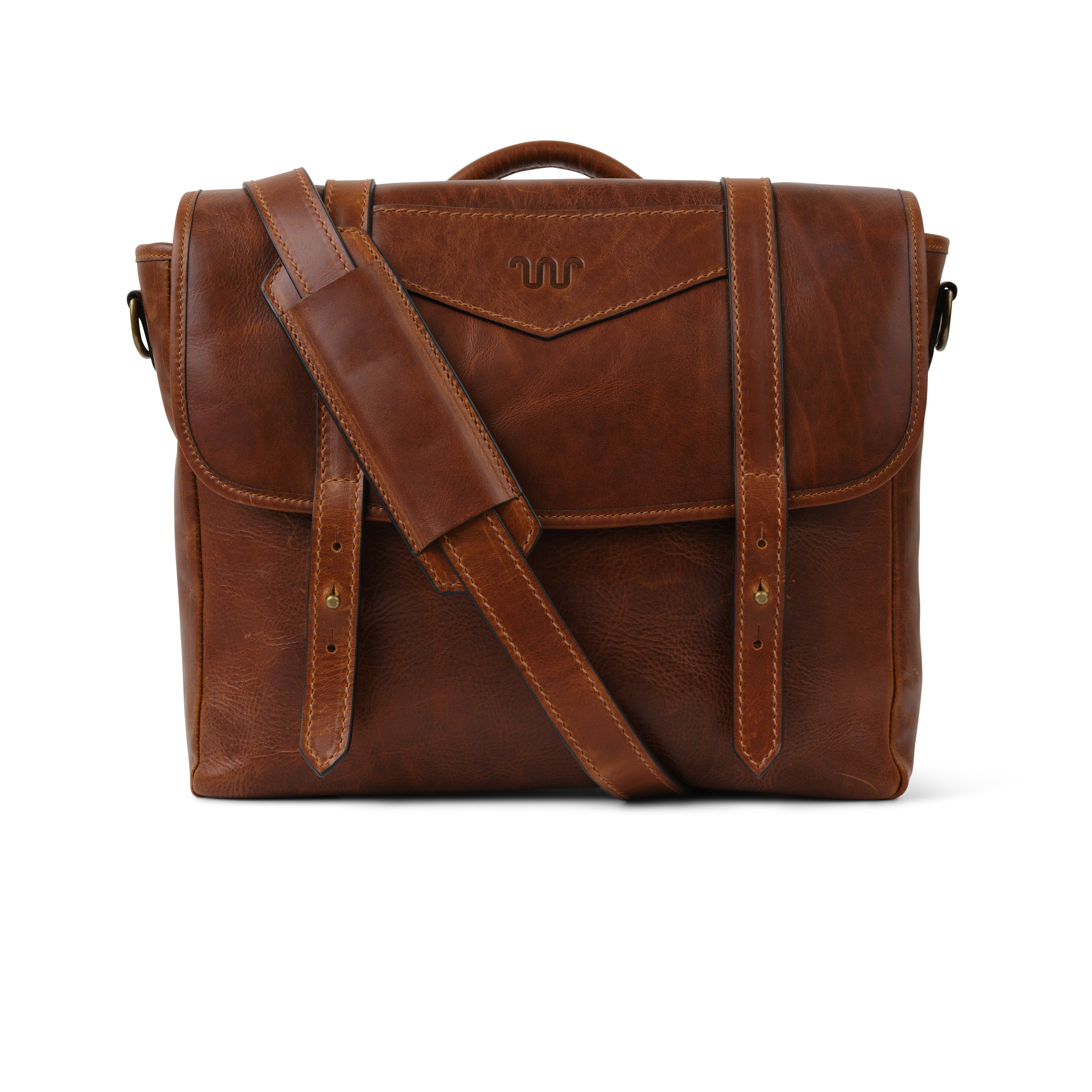 Kineño Leather Messenger – King Ranch Saddle Shop