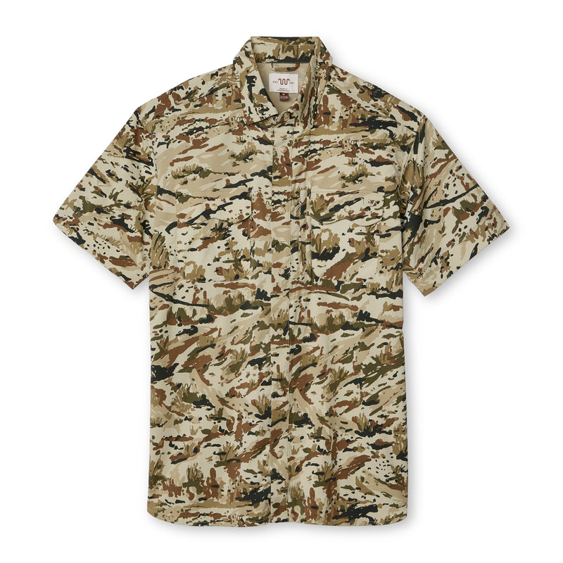 Men's Blue Norther™ Short Sleeve Tech Shirt | BRUSH CAMO / Small