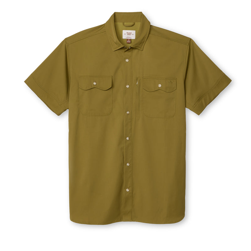Men's Blue Norther™ Short Sleeve Tech Shirt | OAK MOTTE / Small