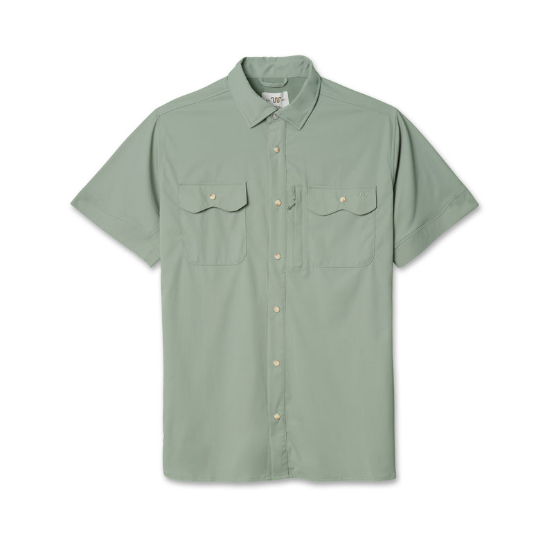 Men's Blue Norther™ Short Sleeve Tech Shirt | PRICKLY PEAR SAGE / Small