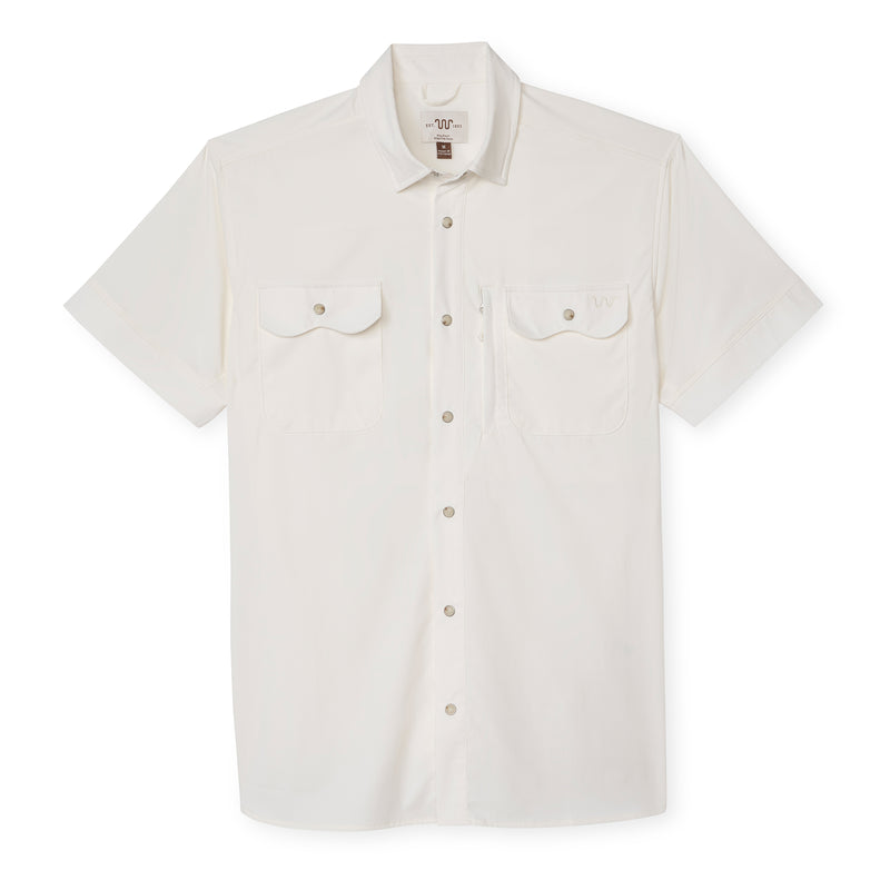Men's Blue Norther™ Short Sleeve Tech Shirt | WHITE TAIL / Small