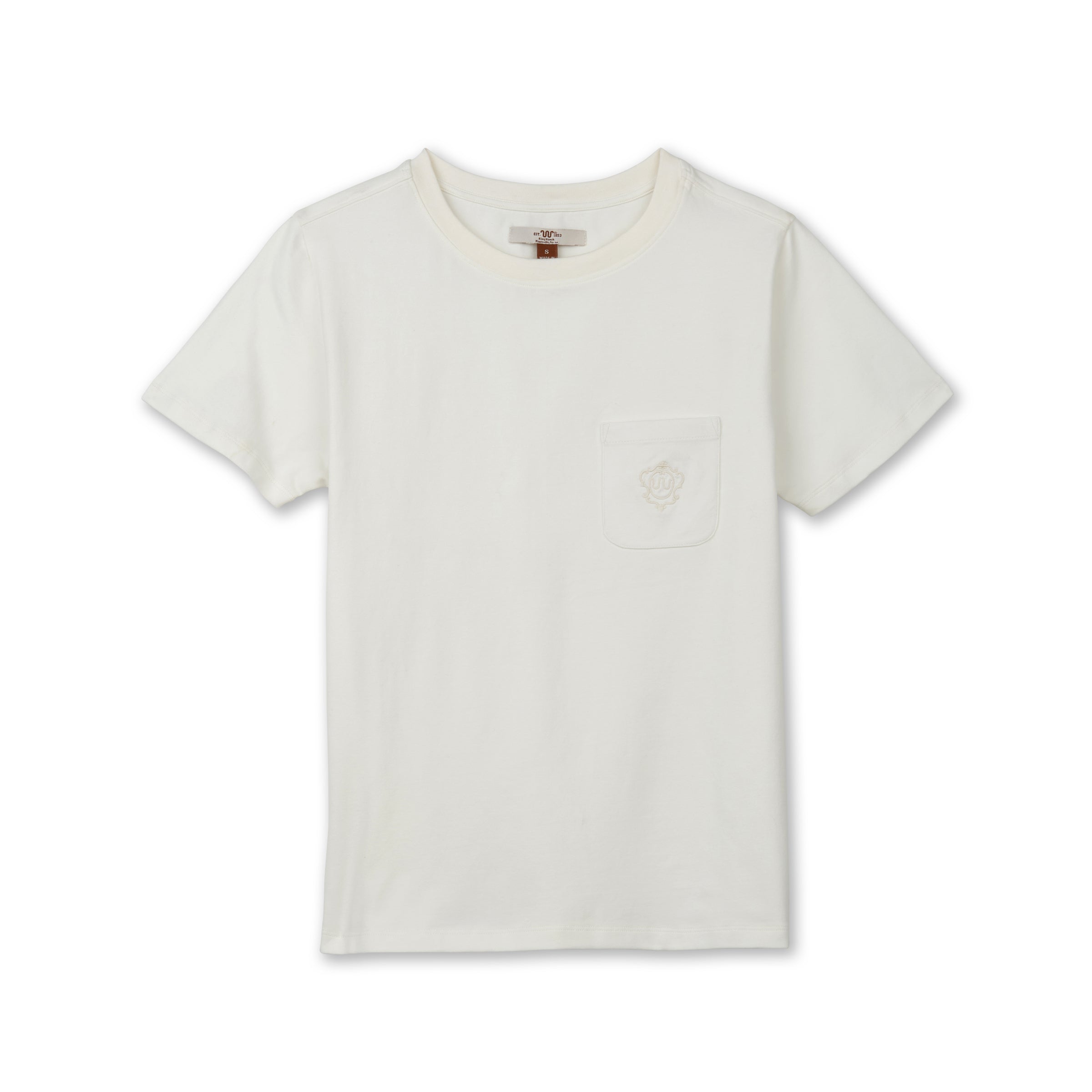 Women's Embroidered Pocket Tee