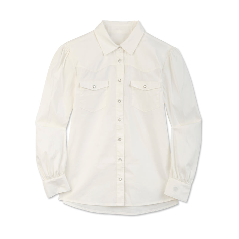 Women's W Yoke Snap Shirt | WHITE TAIL / Extra Small