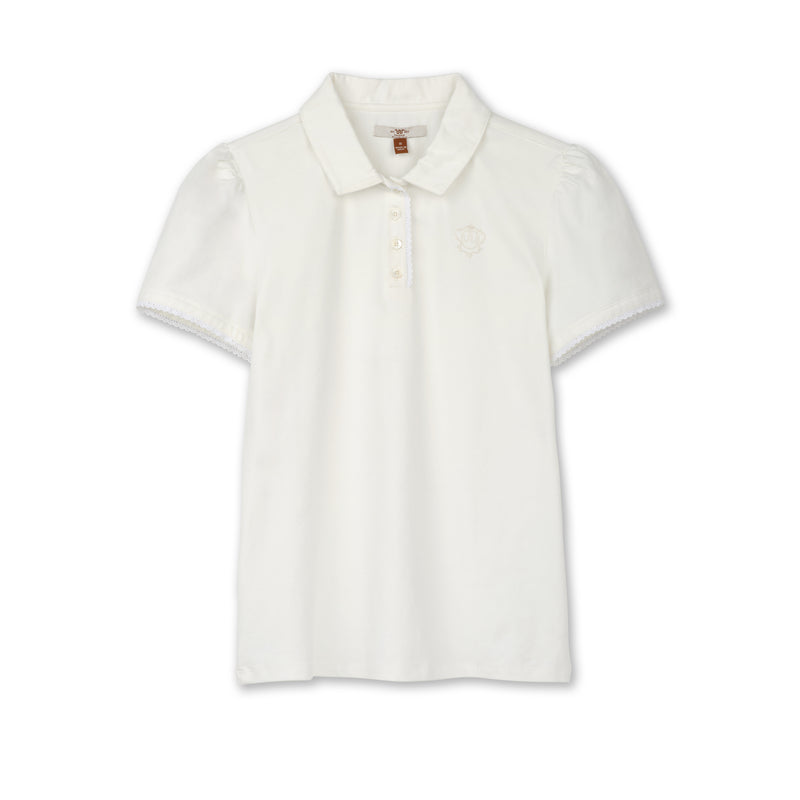 Women's Ranch Polo | WHITE TAIL / Extra Small