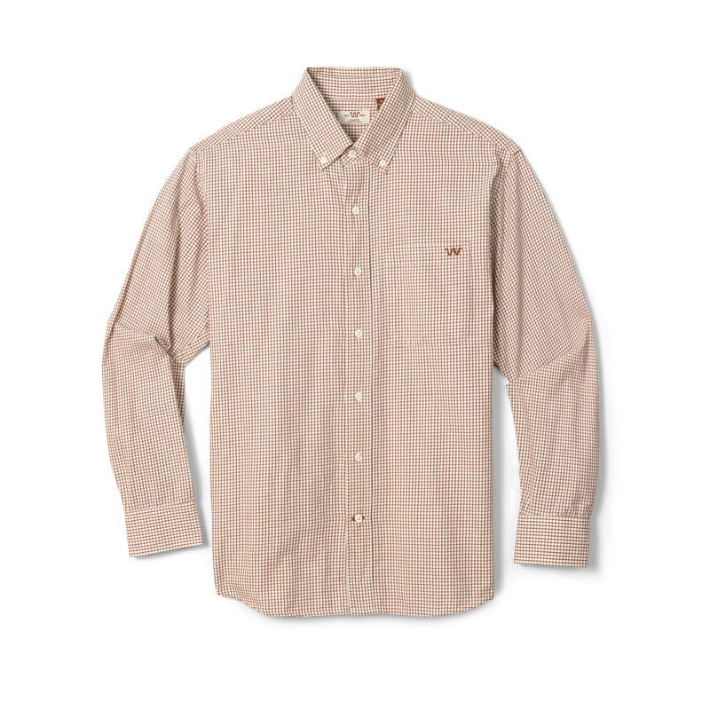 Men's Main House Button Down Shirt | OLD SORREL RED / Small