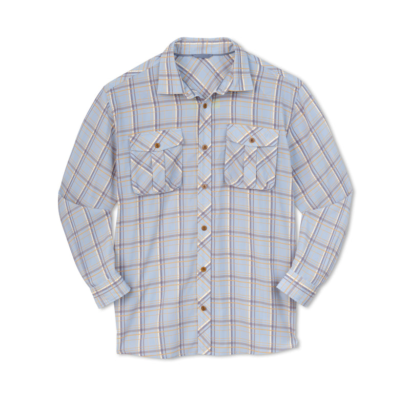 Men's Plaid Utility Shirt | WILD DOVE GREY / Small