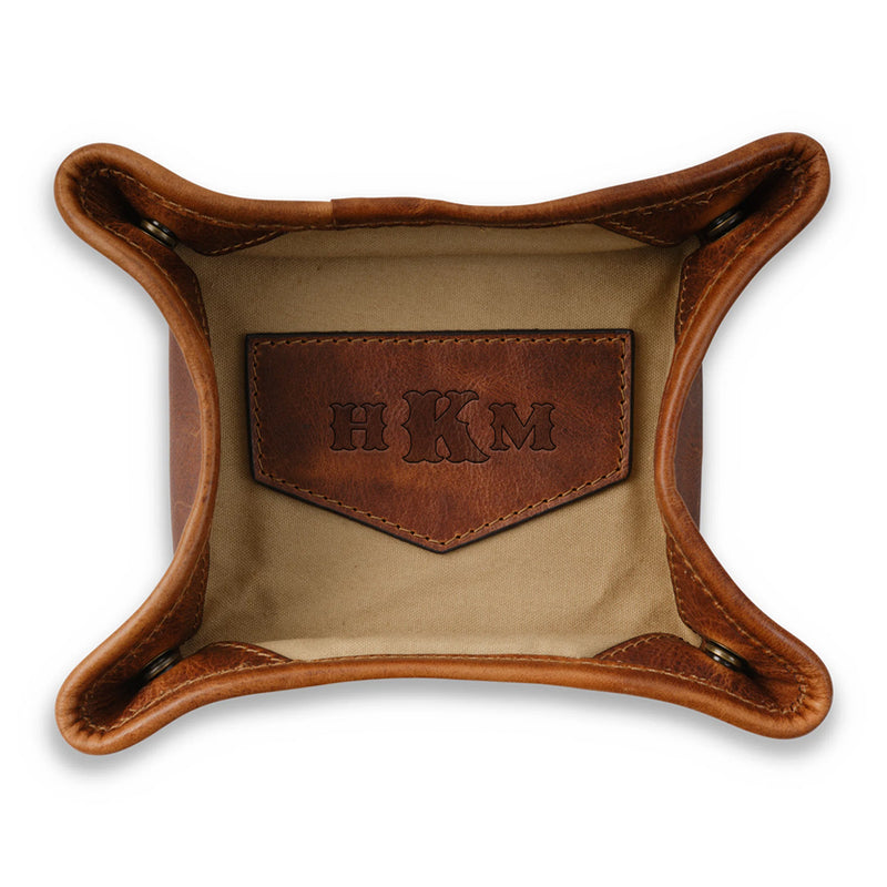 Kineño Leather Valet Tray | lifestyle