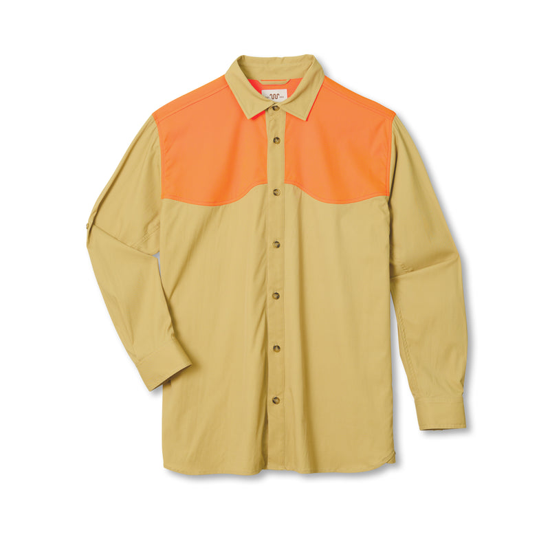 Men’s Blue Norther™ Two-Tone Shooting Shirt | BRITISH TAN / Small