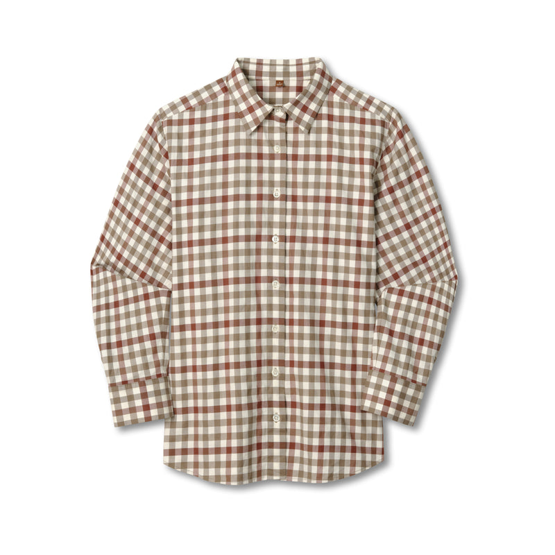 Women's  2 Tone Gingham Shirt | MULTICOLOR / Large