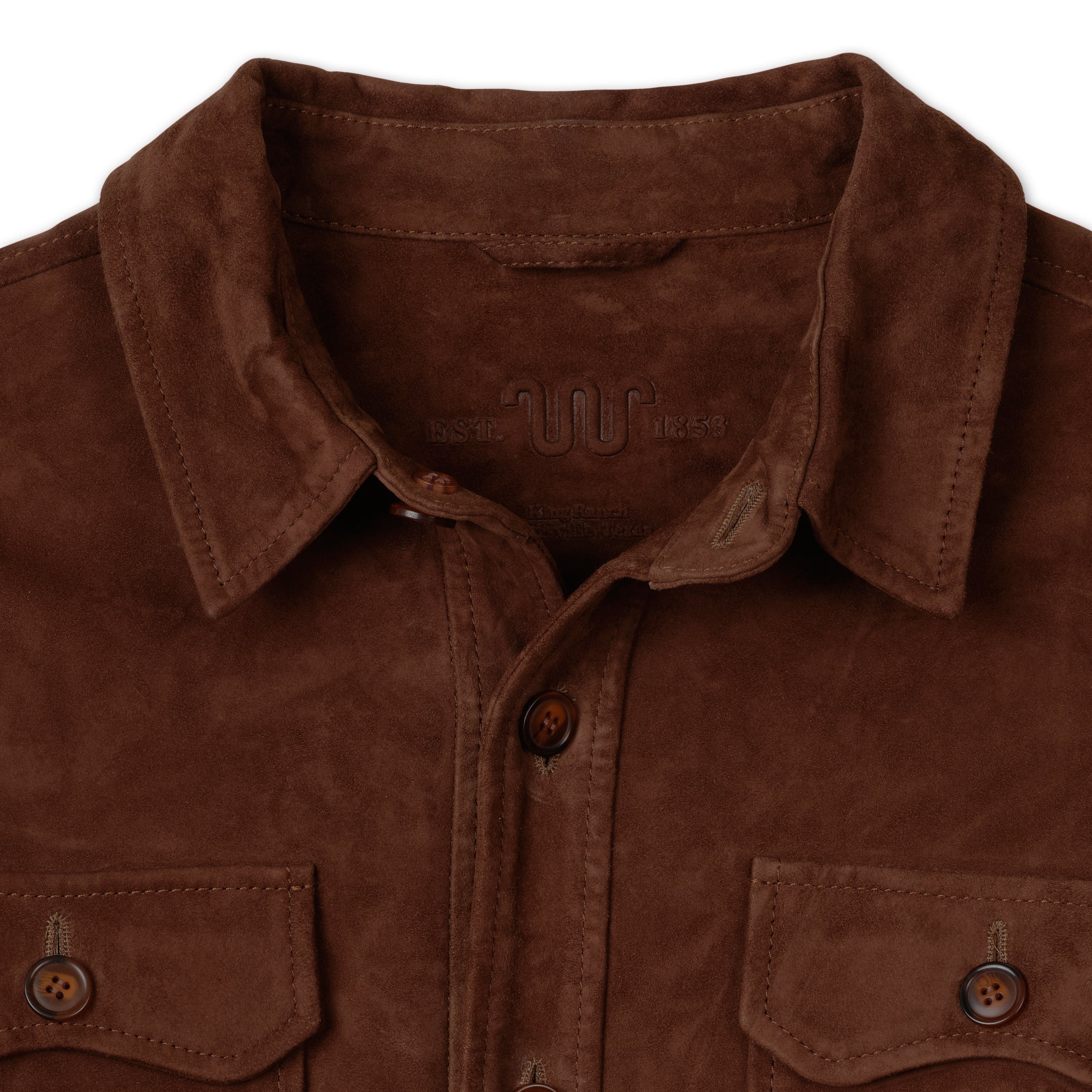 Men's Goat Suede Shirt Jacket