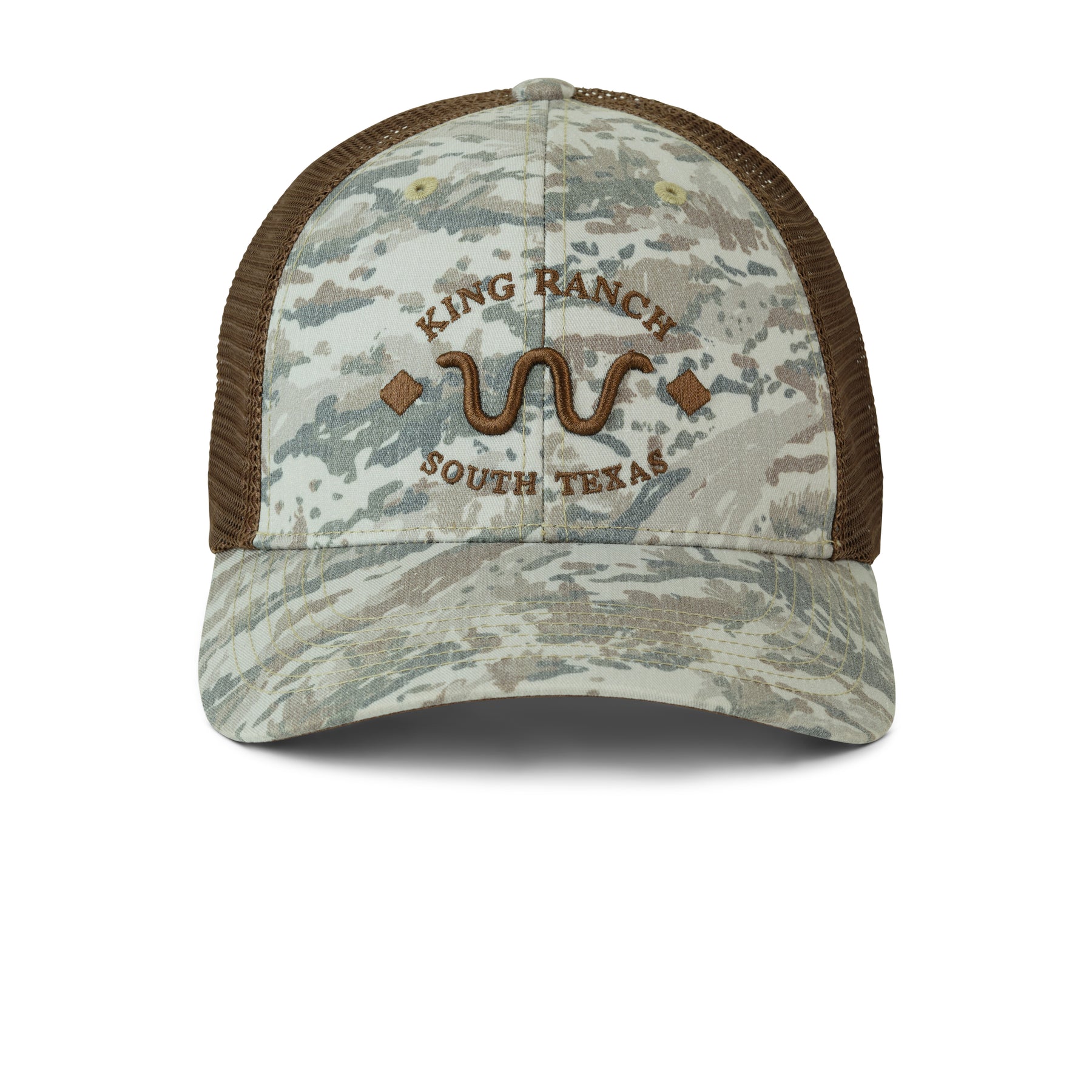 Outer Banks OBX Leather Patch Sage Topo Camo Coastal Snapback Trucker Hat Luxury Outer Banks Trucker Hat | Black OBX X Snapback - Haka Hat main image 3