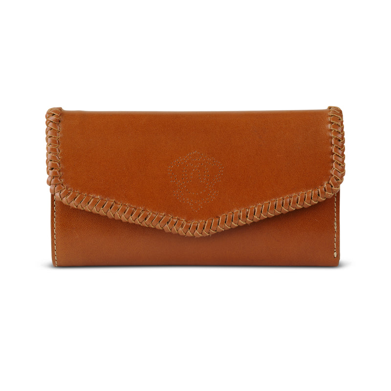 Whipstitch Continental Wallet | SADDLE TAN