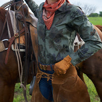 Women's Printed Texas Flora Shirt