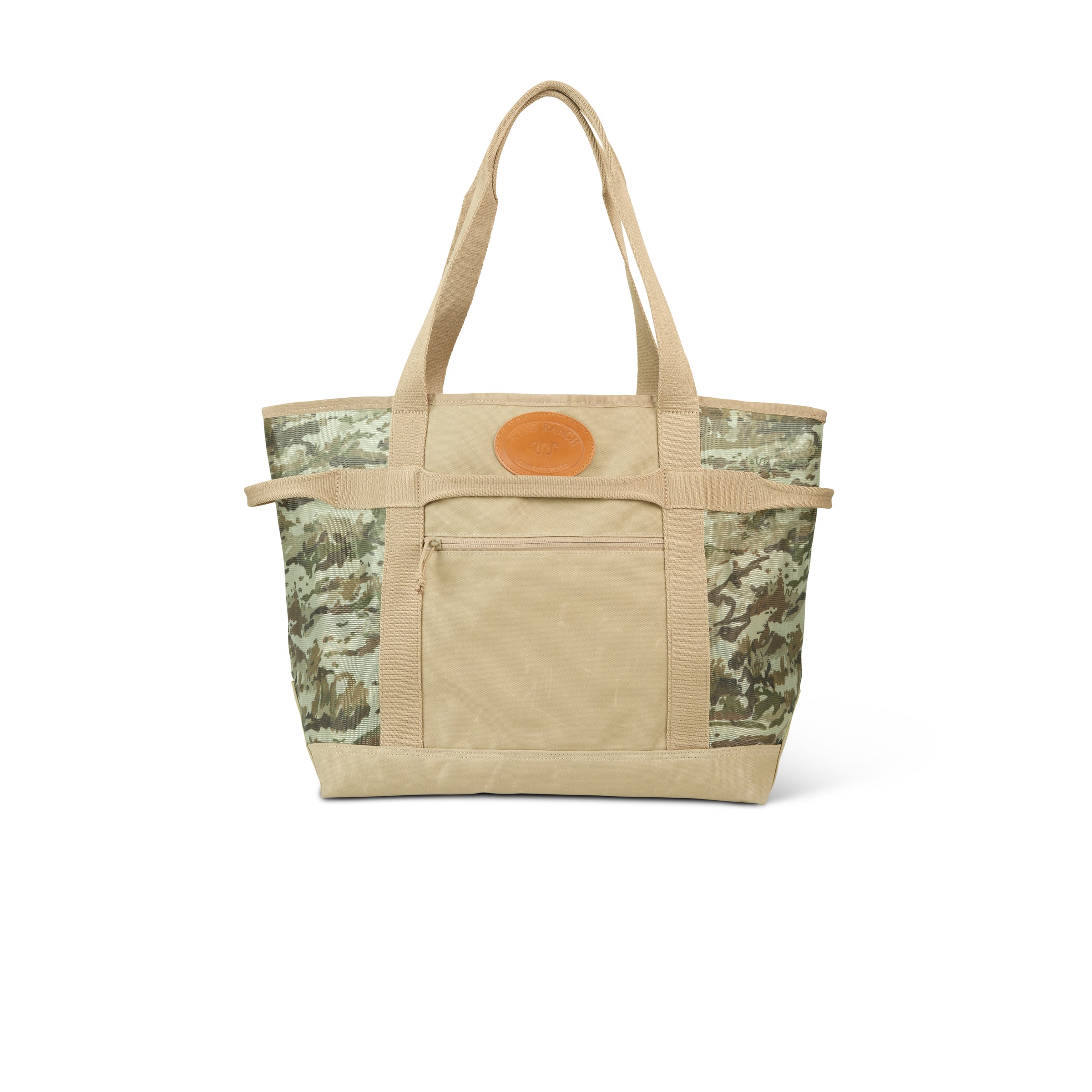 Mesh Brush Camo Tote