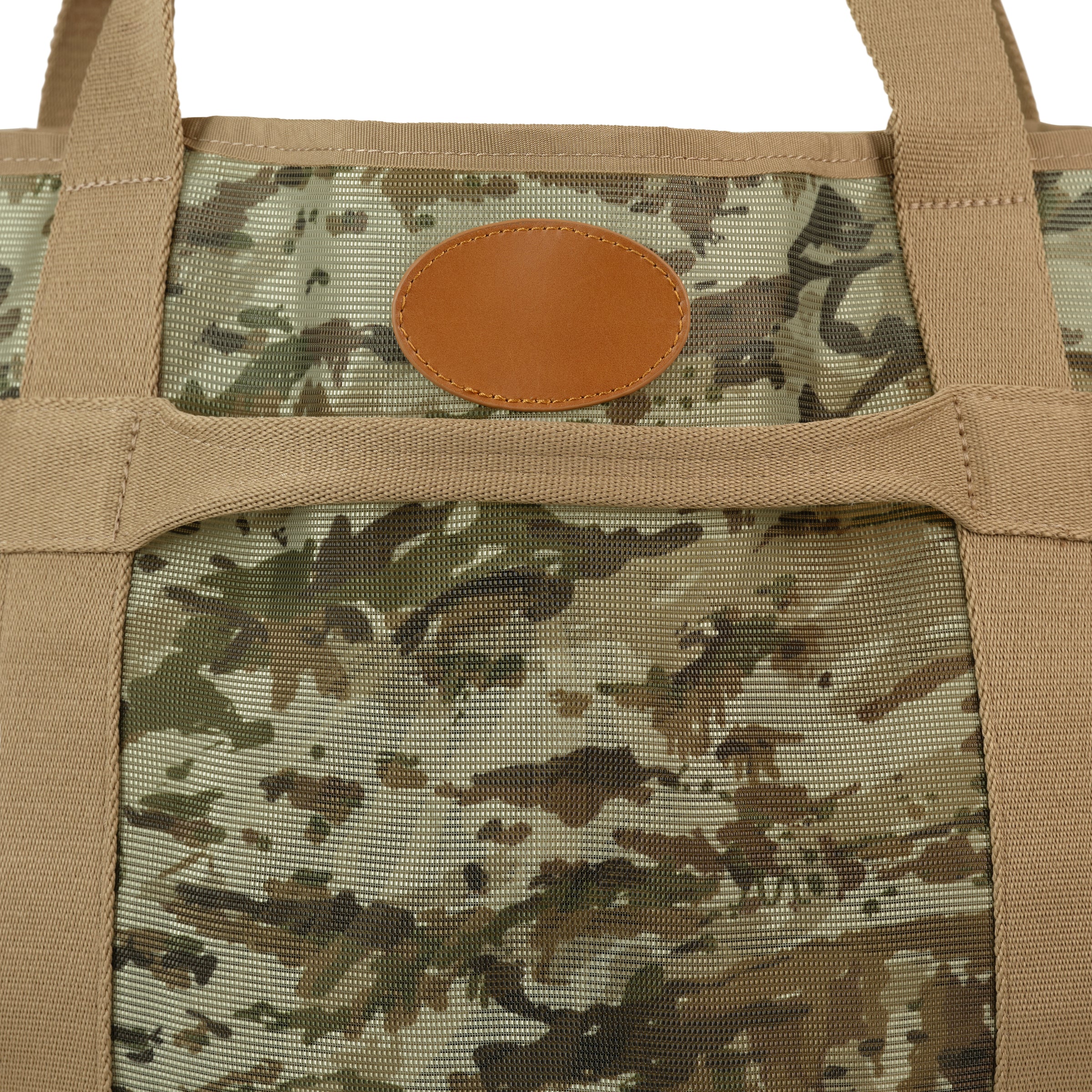 Mesh Brush Camo Tote
