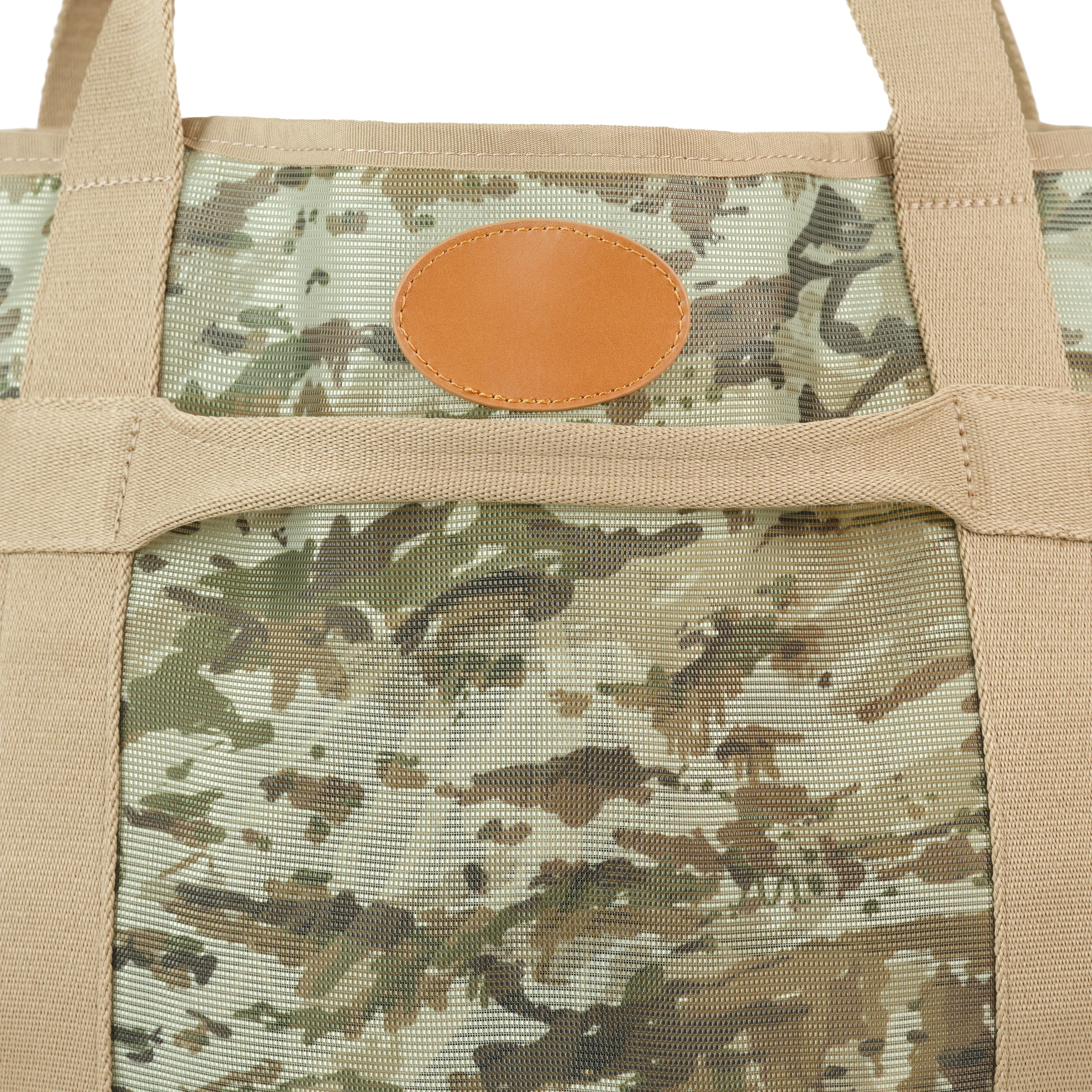 Mesh Brush Camo Tote