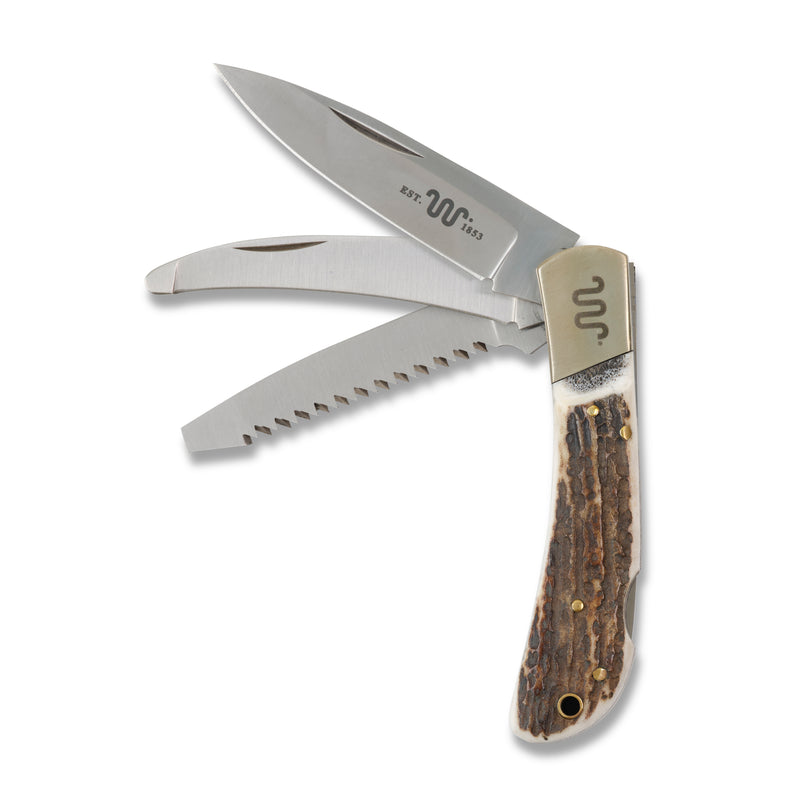 Field Knife With 3 Blades | NATURAL