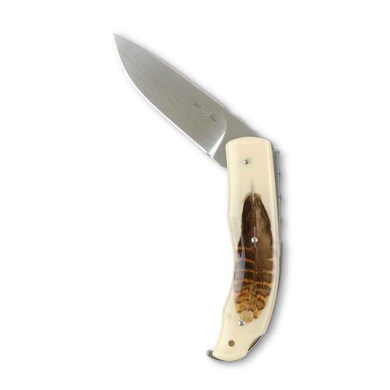 Feather Folding Knife | NATURAL