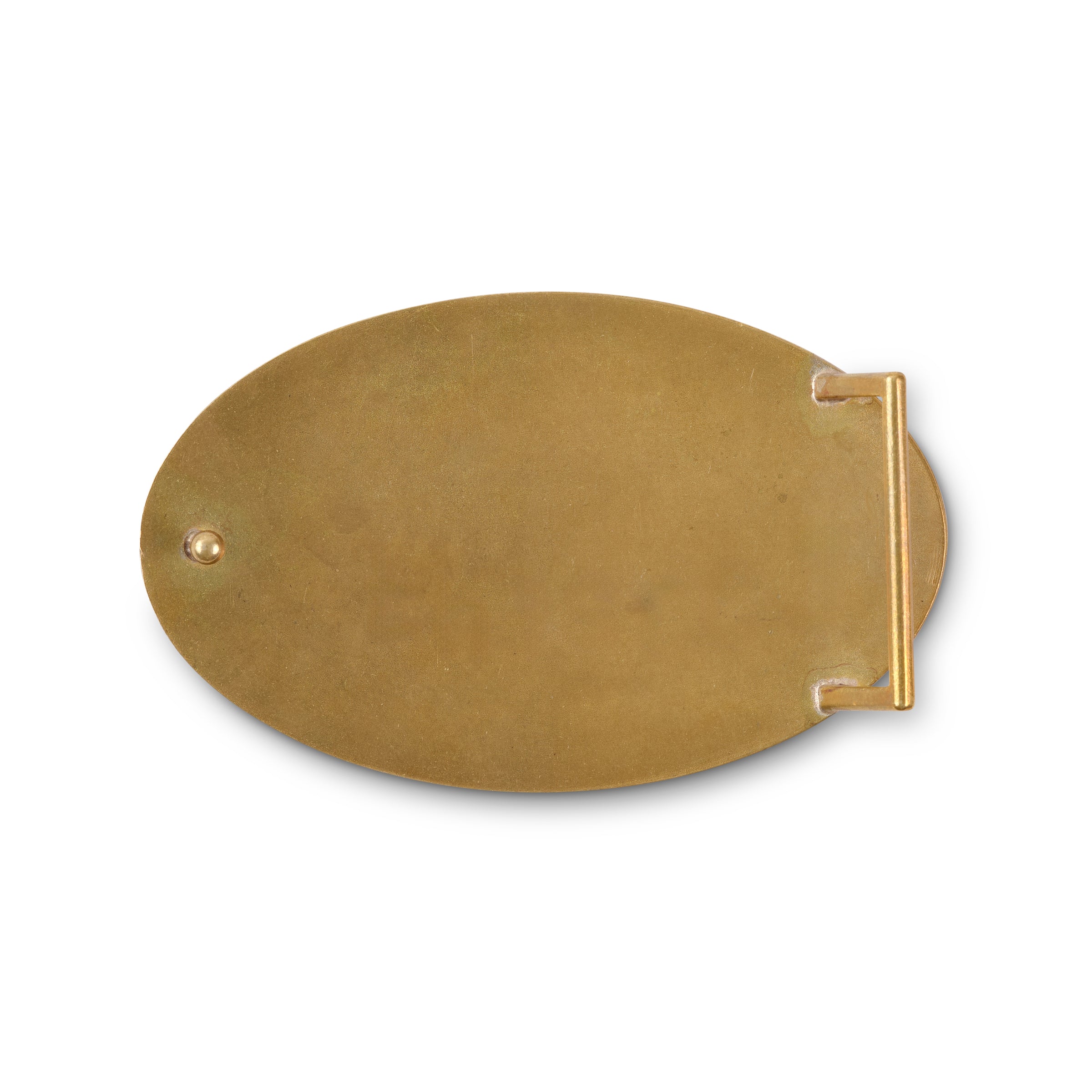 Saddle Stamp Brass Buckle - 1.5in