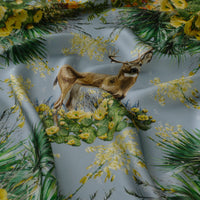 King Ranch Flora and Fauna Silk Scarf