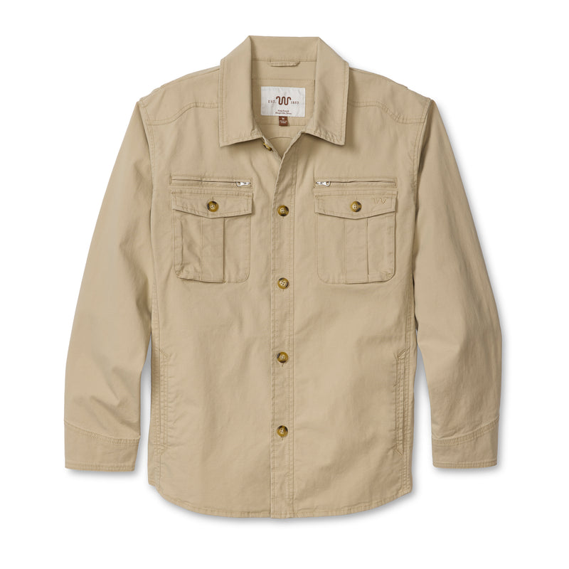 Men's Utility Jacket | FIELD KHAKI / Small