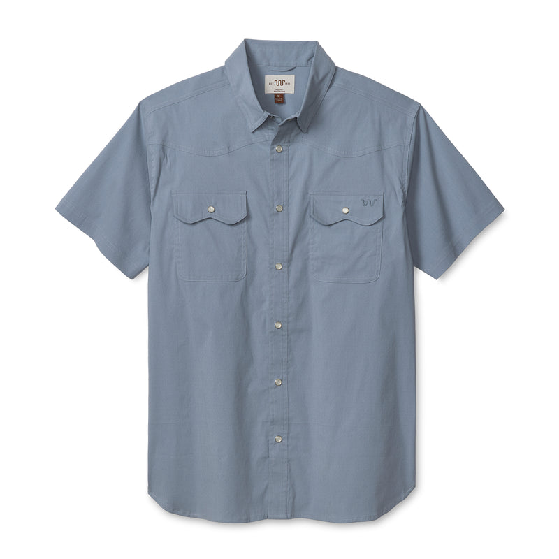 Men's Lucero Cotton Performance Shirt | CHAMBRAY / Small