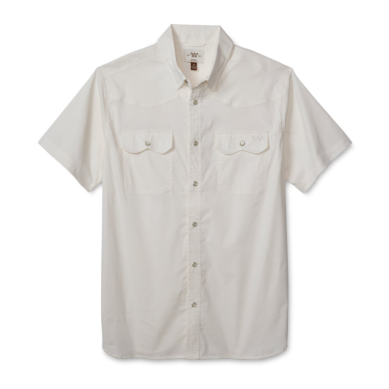 Men's Lucero Cotton Performance Shirt | WHITE TAIL / Small