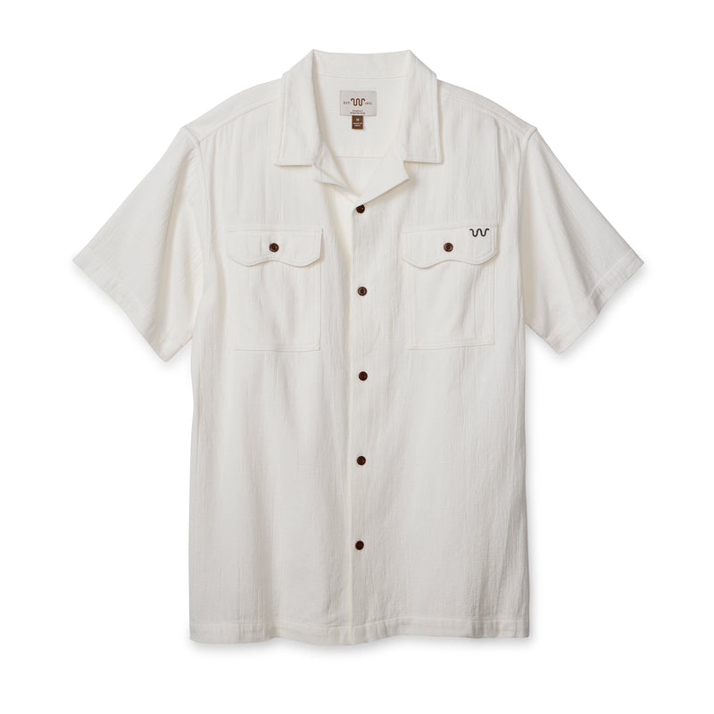 Men's Canelo Basketweave Camp Shirt | WHITE TAIL / Small